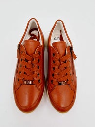 Ara osaka ruskea nahka lenkkari leve&auml; lesti koko 4&frac12;