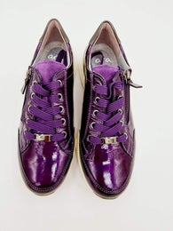 Ara osaka lila lakeri nahka lenkkari leve&auml; lesti koko 4&frac12;