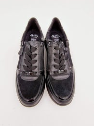 Ara musta nahka lenkkari kiilakorko ja vetoketjut koko 4&frac12;