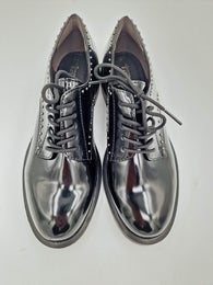 Tamaris musta k&auml;velykenk&auml; nauhoilla ja niiteill&auml; koko 37