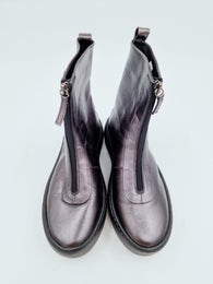 H&ouml;gl  Dylan hopean musta nahka varrellinen tennari koko 4&frac12;