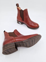 Ten Points Pandora p&auml;hkin&auml;n ruskea nahka chelsea nilkkuri koko 37