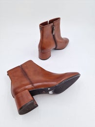 Tamaris konjakin ruskea nahka korollinen nilkkuri koko 37