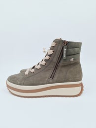 Rieker Revolution vihre&auml; nupukki nahka varrellinen tennari koko 37