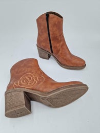 Rieker ruskea bootsi kukka koriste koko 37