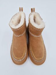 Ara Alaska konjakin ruskea tikattu lammasturkis kenkä koko 37