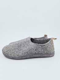 Shepherd vaalean harmaa huopatossu nahkapohja koko 38