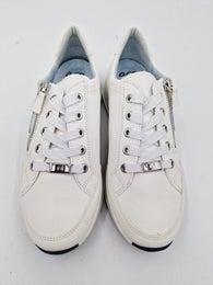 MYYTY Ara Osaka 2 valkoinen kuvalla lenkkari leve&auml; H-lesti koko 4&frac12;