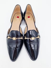 H&ouml;gl  musta lakerinen balleriina koko 4&frac12;