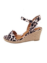 Tamaris pantteri espadrillo wedge sandaali koko 37