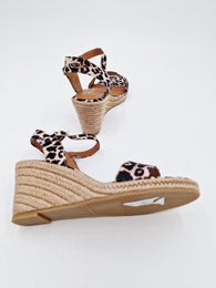 Tamaris pantteri espadrillo wedge sandaali koko 37