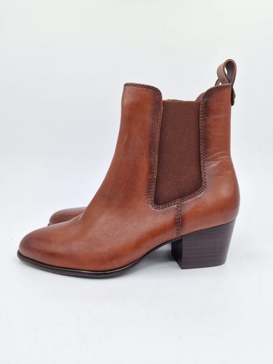 Tamaris ruskea nahka cowboy bootsi korolla koko 37