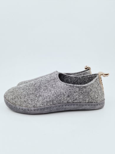 Shepherd vaalean harmaa huopatossu nahkapohja koko 38