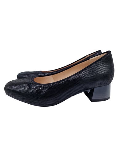 Caprice  musta mokka avokas pieni korko leve&auml; lesti koko 4&frac12;