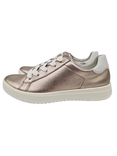 MYYTY Ara Rom 2 metallin s&auml;vyinen nahka lenkkari tennari koko 4&frac12;