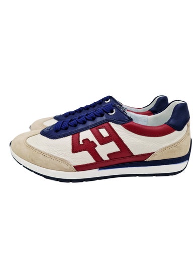 Ara Portofino retro lenkkari moniv&auml;rinen mokkaa ja nahkaa koko 4&frac12;